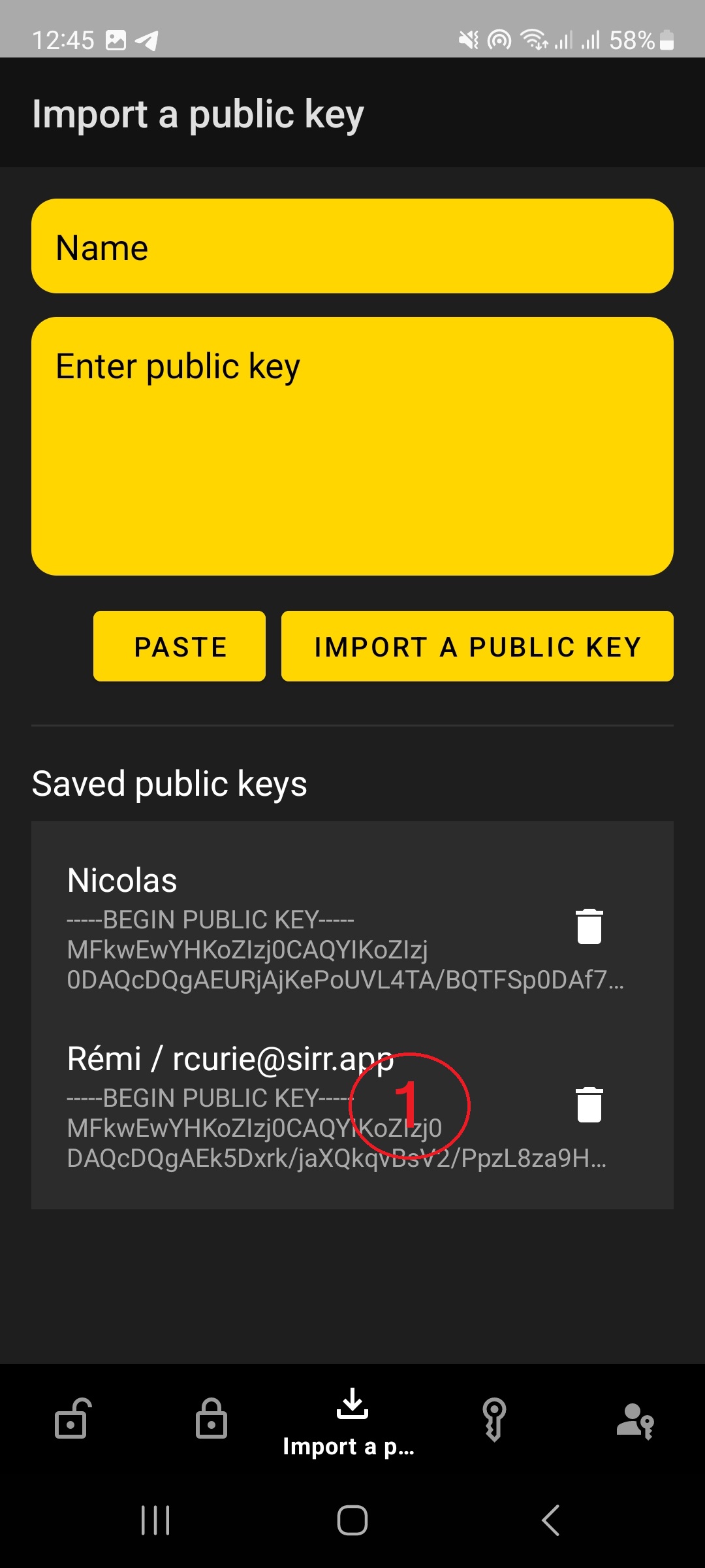 Android screenshot