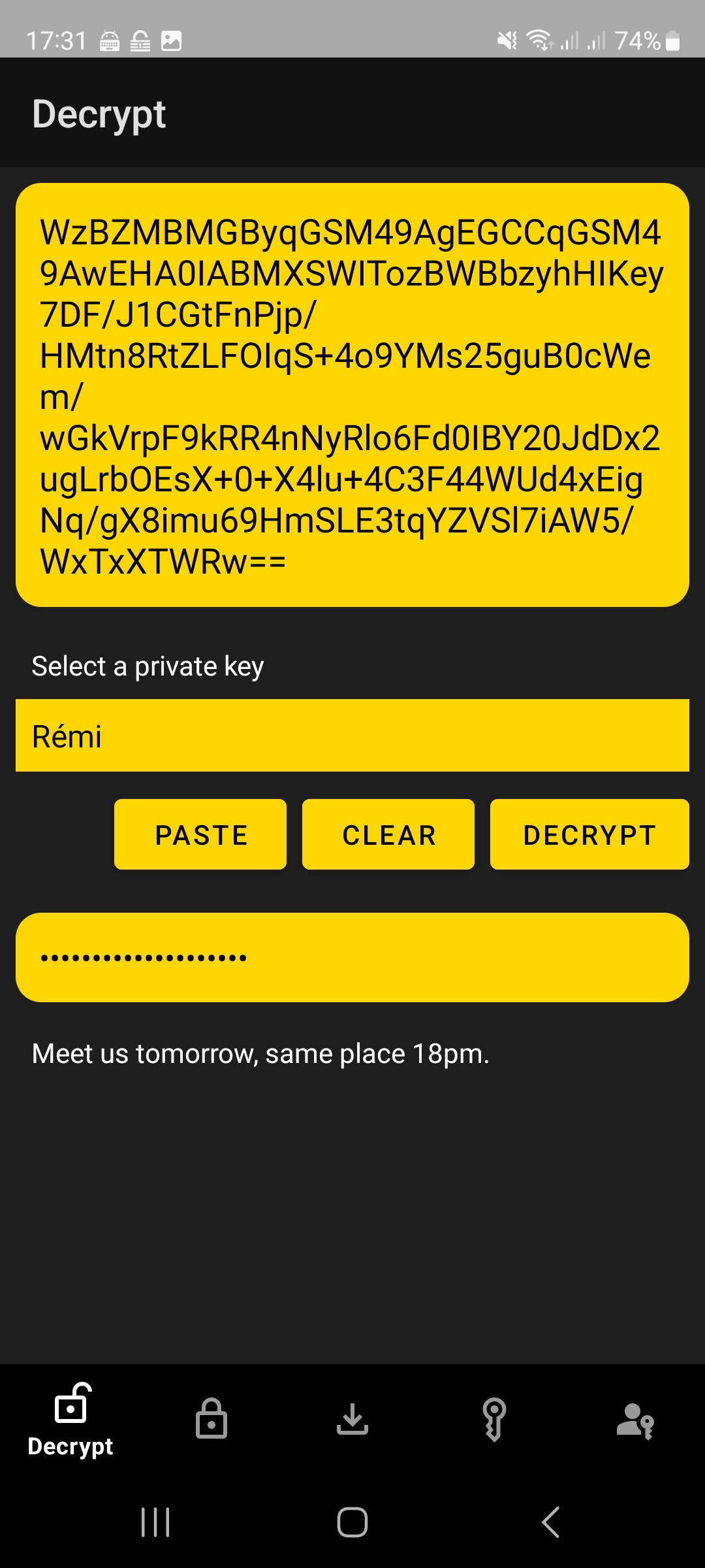 Android screenshot